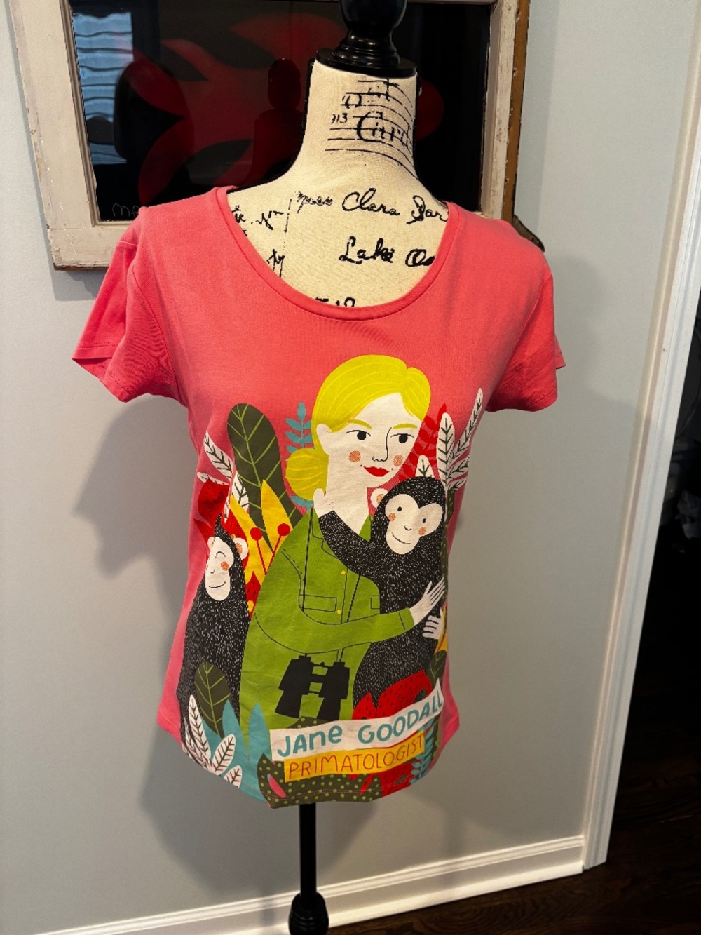 Rare Piccolina Jane Goodall t shirt